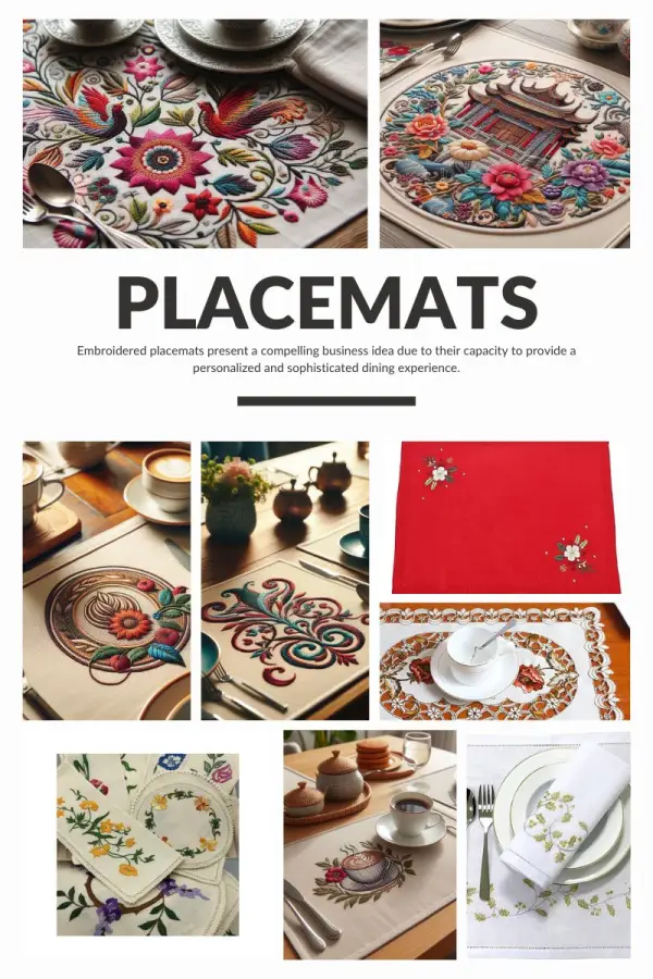 Embroidered Placemats