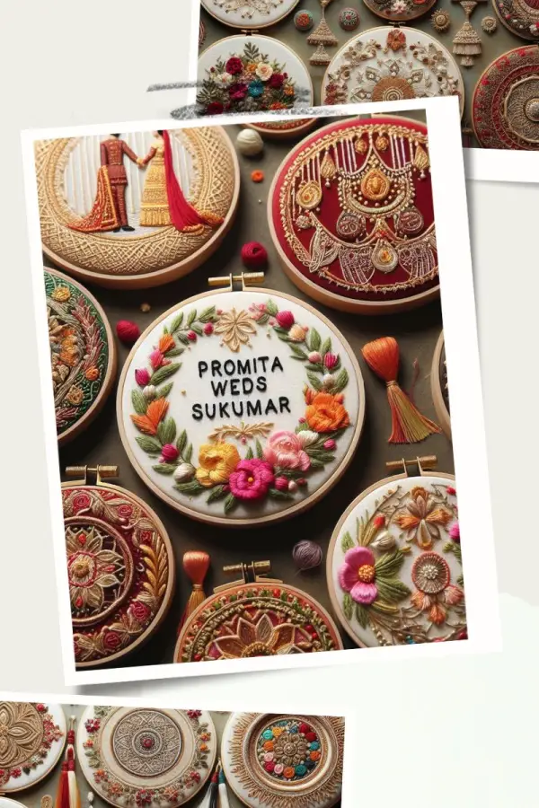 Wedding Embroidery Hoops