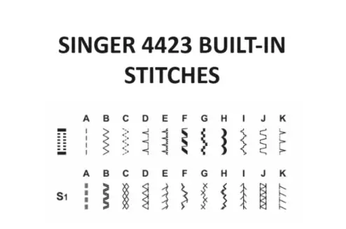 Singer 4423 Built in Stitches