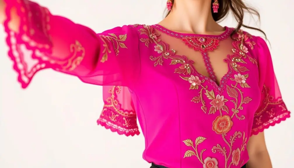 Embroidered Blouse Design
