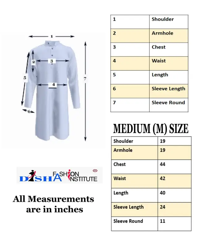 How to Measure Kurta Size