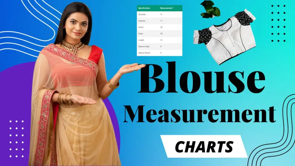 Standard Blouse Measurement Chart